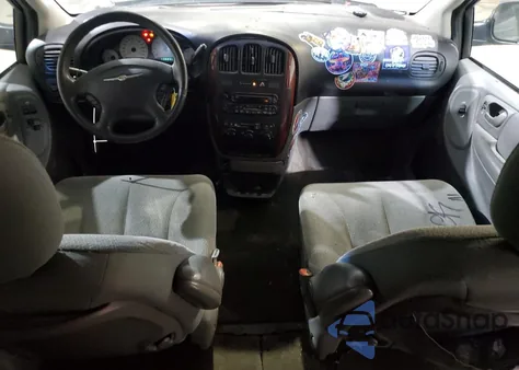 2005 Chrysler Town & Country Lx из США, поврежденный, VIN 2C4GP44R15R355167